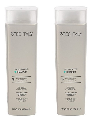 Shampoo Metamorfosis Tec Italy Alasiante 300 Ml C/u 2 Piezas