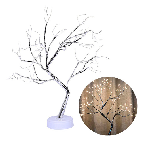 Luminária Árvore Led Cerejeira Natal Decoração Luz Usb 50cm 110v