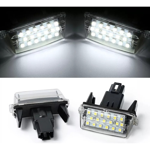 Par Luz Led De Patente Toyota Yaris Corolla Prius Avensis