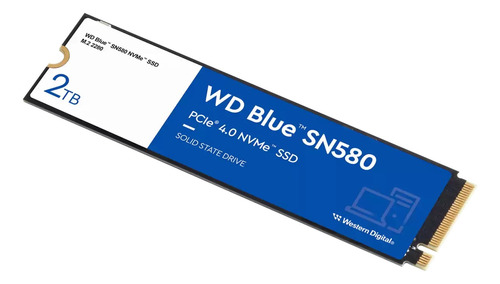 Estado Solido Western Digital Blue 2tb M.2 Sn580 Wds200t3b0e