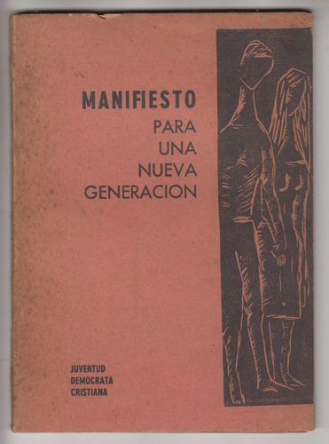 1965 Manifiesto Juventud Democrata Cristiana Uruguay Escaso