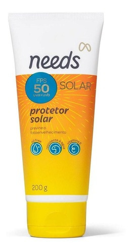Protetor Solar Corporal Needs Solar Fps50 Com 200g