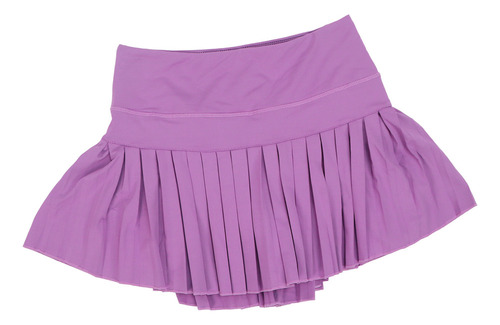 Falda Deportiva Plisada De Tenis Con Bolsillos En S, Faldas