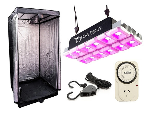 Kit Indoor Combo Carpa Cultivo Growtech 600w Accesorios - Up