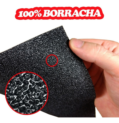 Imagem 2 de 6 de Borracha Antiderrapante Kick Multiuso Autoadesiva