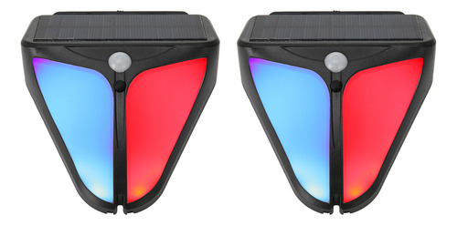 Lámpara De Advertencia Con Sensor Solar Motion Alarm, 2 Unid