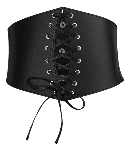 Cinturón De Corsé Con Corbata Ancha Para Mujer