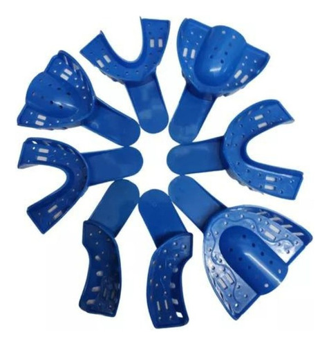 Kit Cubetas Plásticas Para Impresión X 8 Odontologia Dochem