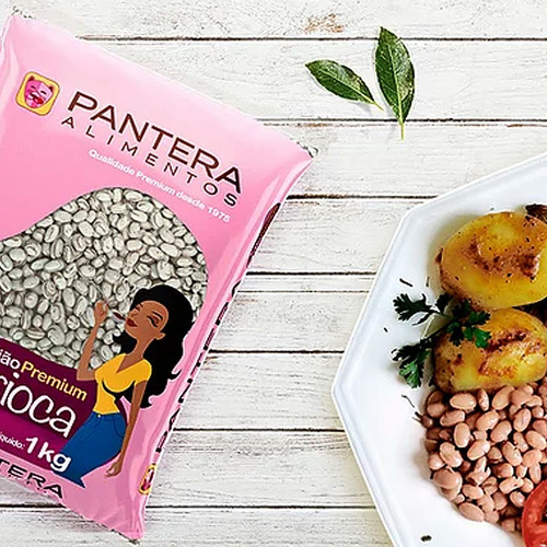 Imagem 4 de 5 de Kit 03 Feijão Carioca Premium Pacote 1kg Tipo 1 Pantera