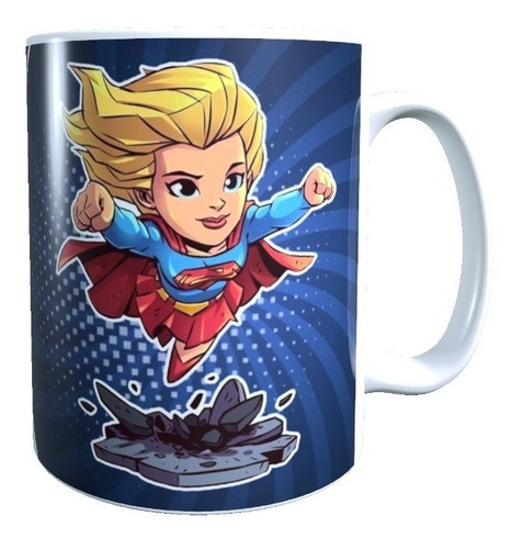 Taza Super Chica Dc Comic Version Animada Super Girl