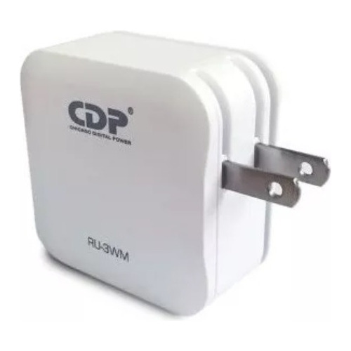 Cargador De Pared Usb 3.0 Cdp Ru-3wm 3.1a 3 Tomas 5v