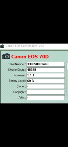 Imagen 9 de 9 de Camara Digital Canon Eos 70d + Lente Y Accesorios - Leer