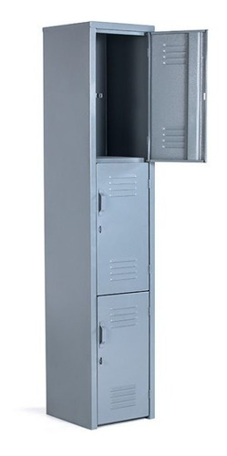 Locker Casillero Gabinete 3 Puertas 38cm X 45cm X 180cm