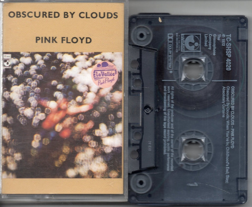 Pink Floyd Obscured By Clouds Cassette Ricewithduck