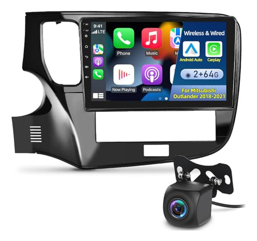 Pack Estéreo De Coche Nhopeew 10.1 Android 13 Con Gps Y Blue