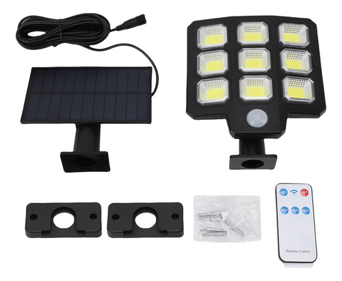Movimiento Solar Exterior: 240 Led, 3000 Lm, 6500 K, 3 Modos