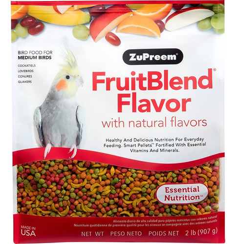 Zupreem Fruitblend Aves Medianas 907 Grs