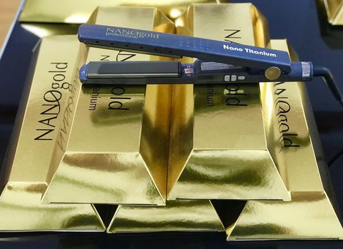 Prancha De Cabelo Nano Gold Professional 232°c 450°f