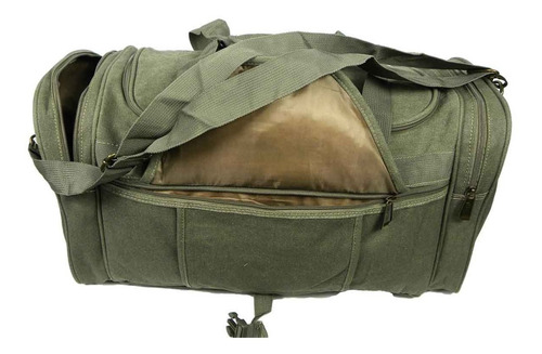 Imagem 6 de 6 de Bolsa Sacola De Viagem Lona Kvn Transversal Mala De Mão 50 L