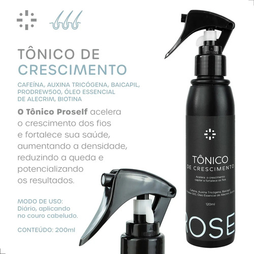 Tônico Capilar Natural Proself Vegano Crescimento E Volume