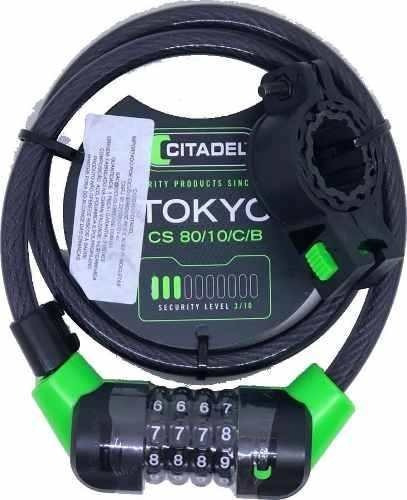 Imagem 2 de 4 de Cadeado Espiral Citadel Com Segredo Tokyo Cs 80/10 10mmx80cm