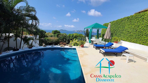 Imagen 2 de 14 de Cad Marina Brisas Casa Ticitzin. Alberca Y Jardín Privados