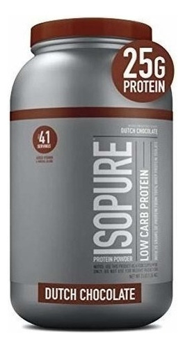 Isopure Zero Carbohidratos Proteina Cafe Holandes 3 Lb