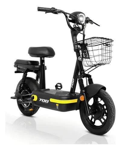 Bicicleta Elétrica 350w Aro 14 Yoo Mobility Scooter Farol Ld