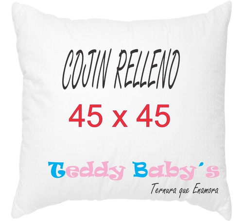 Relleno Para Cojin Teddy Babys 45 X 45 Set 5 Unid