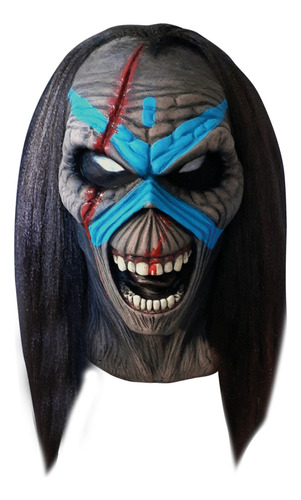 Máscara De Iron Maiden The Clansman Licencia Disfraz Rock Mu
