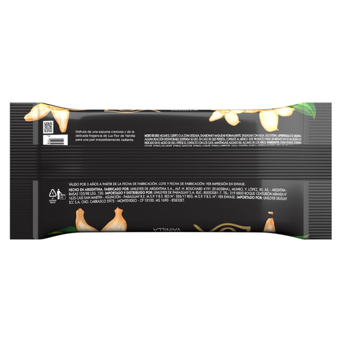 Imagen 2 de 3 de Jabón en barra Lux Flor de Vainilla 125 g pack x 3