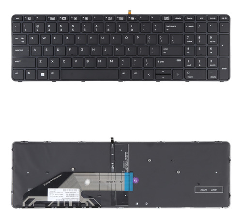 Us Keyboard For Hp Probook 650 G2 G3 655 G3 450 G3 841137-00