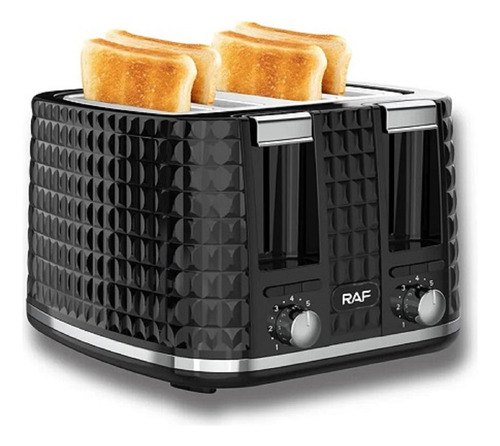 Tostadora De Pan 4 Rebanadas Tostador Raf 1500w