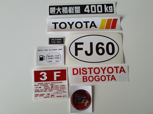 Toyota Land Cruiser Fj 60 Calcomanías
