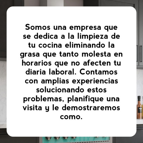 Imagen 2 de 5 de Limpieza De Campana