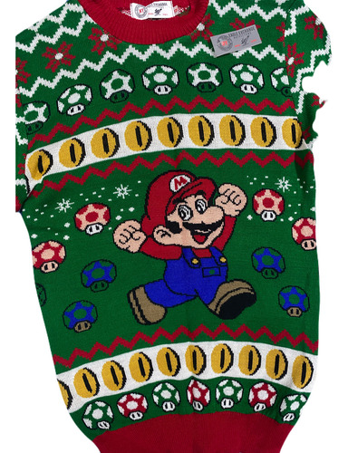 Ugly Sweater Navideño Mario Unitalla