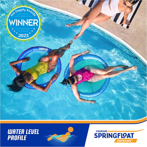 Tumbona De Alberca Swimways Spring Float Premium Papasan...