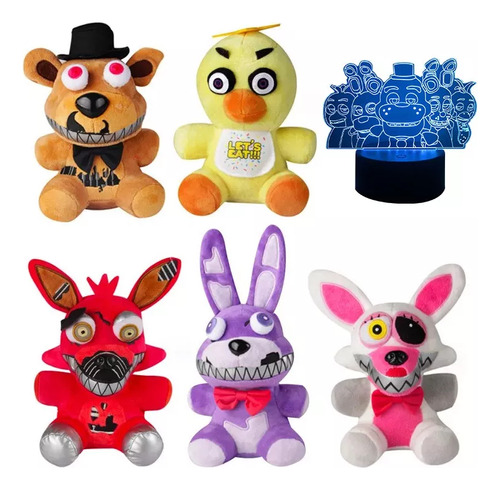 Juego De 5 Piezas Con Forma De Oso De Peluche Freddy Harem D