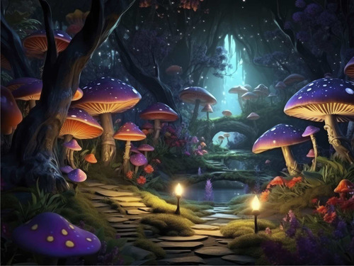 Banners, Fondos Candy Bar, Bosques Magicos