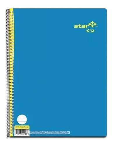 Kit 36 Cuaderno Profesional Estrella 100h Cuadro Chico Espir Color
