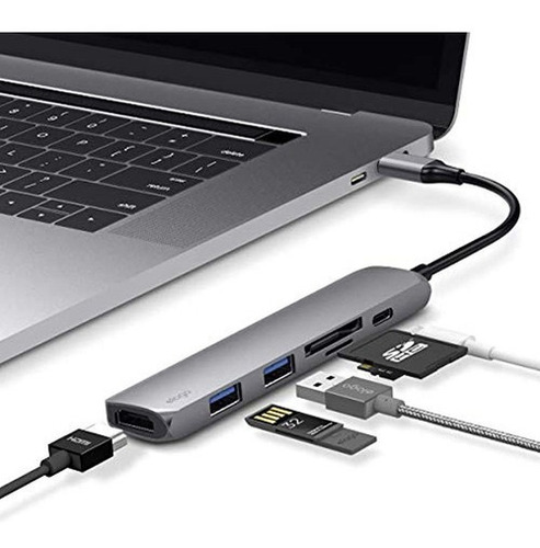 Lector De Tarjetas 6 En 1 Para Macbook Pro