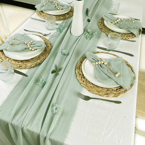 Mantel De Mesa, Mantel, Gasa, Algodón, Boda
