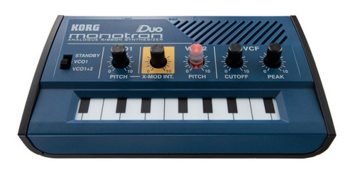 Korg Monotron Duo Mini Sintetizador Analogo De Cinta, Genial Color Azul