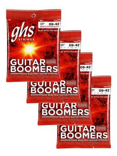 Encordado Para Guitarra Electrica Ghs Boomers 09-42 Usa