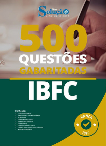 Apostila Caderno De Testes Concurso Ibfc - Formação