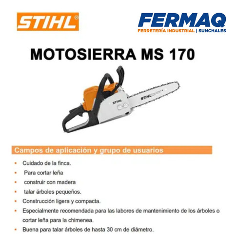 Motosierra Stihl Ms170 Original