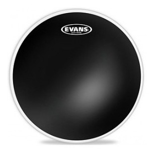 Evans Tt08chr Parche Tom Golpe 8 PuLG Negro/cromo Bateria 