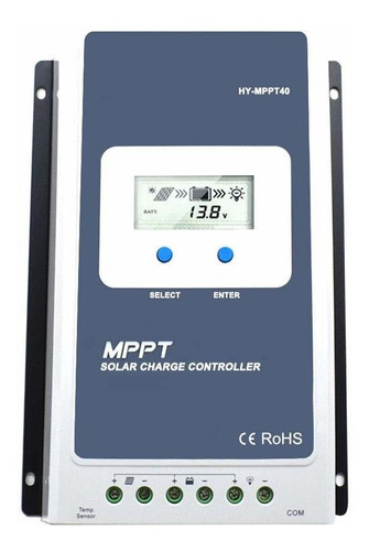 Powereco 40a Mppt Controlador Carga 100 V Pv Negativo Tierra