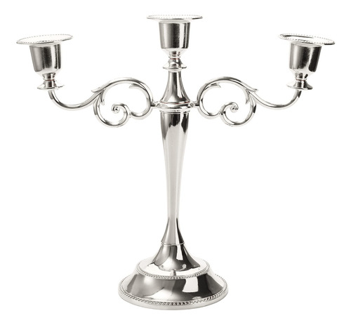 Candelabros De 3 Brazos, Candelabros De Plata De 10 Pul...