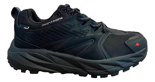 Zapatillas Montagne Outdoor Mujer Glide Low Negro Cli